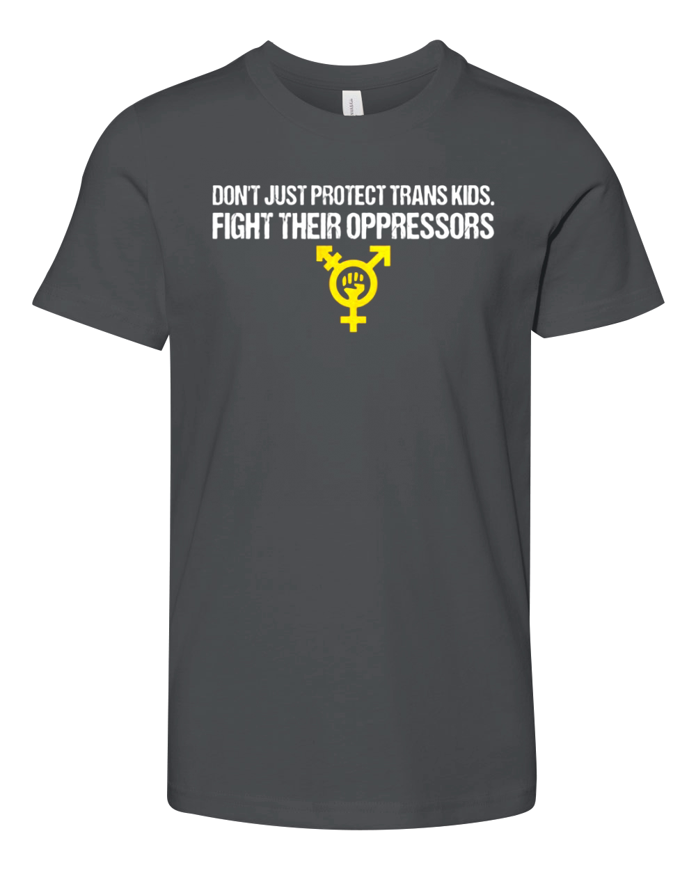 Do’t just protect trans kids. Fight their oppressors T-Shirt Youth Unisex Jersey Tee