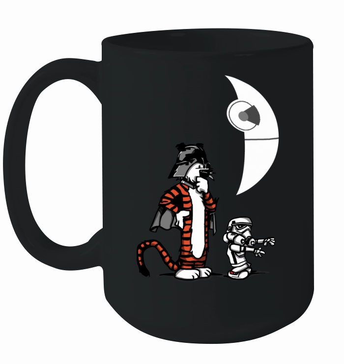 Darth Hobbes and Calvin Trooper Shirt Ceramic Mug
