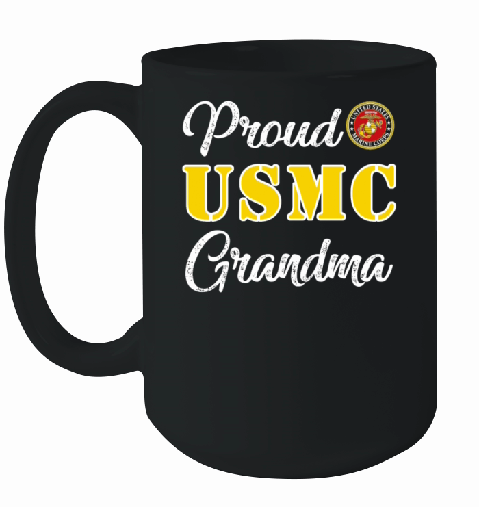 Proud US Marine Corps Grandma Ceramic Mug