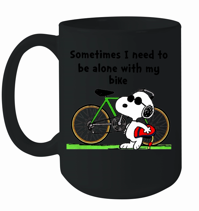Snoopy Bike ! Ceramic Mug