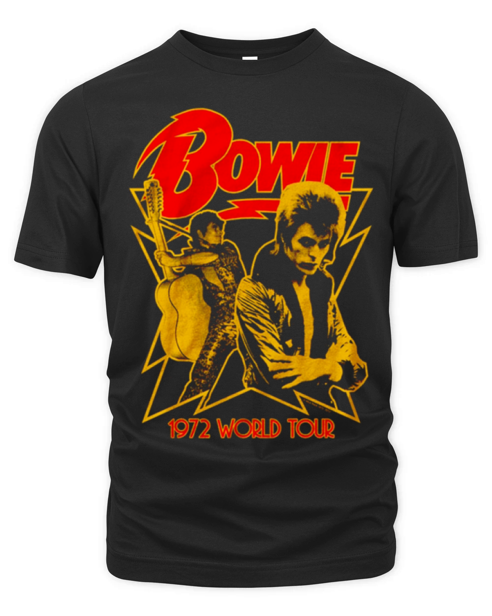 1972 World Tour David Bowie Organic Unisex T-shirt