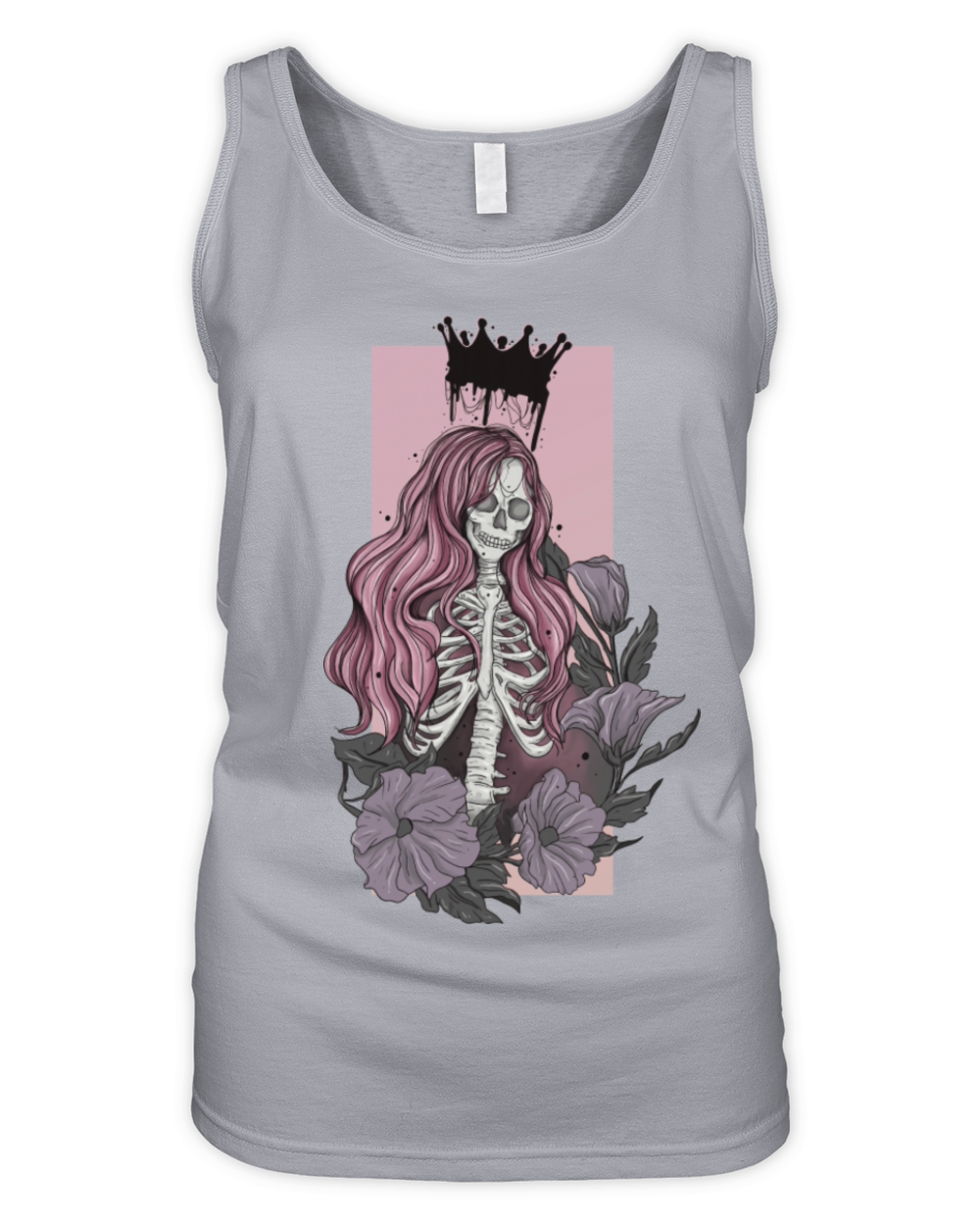 Skeleton Queen Organic Women's Tank Top