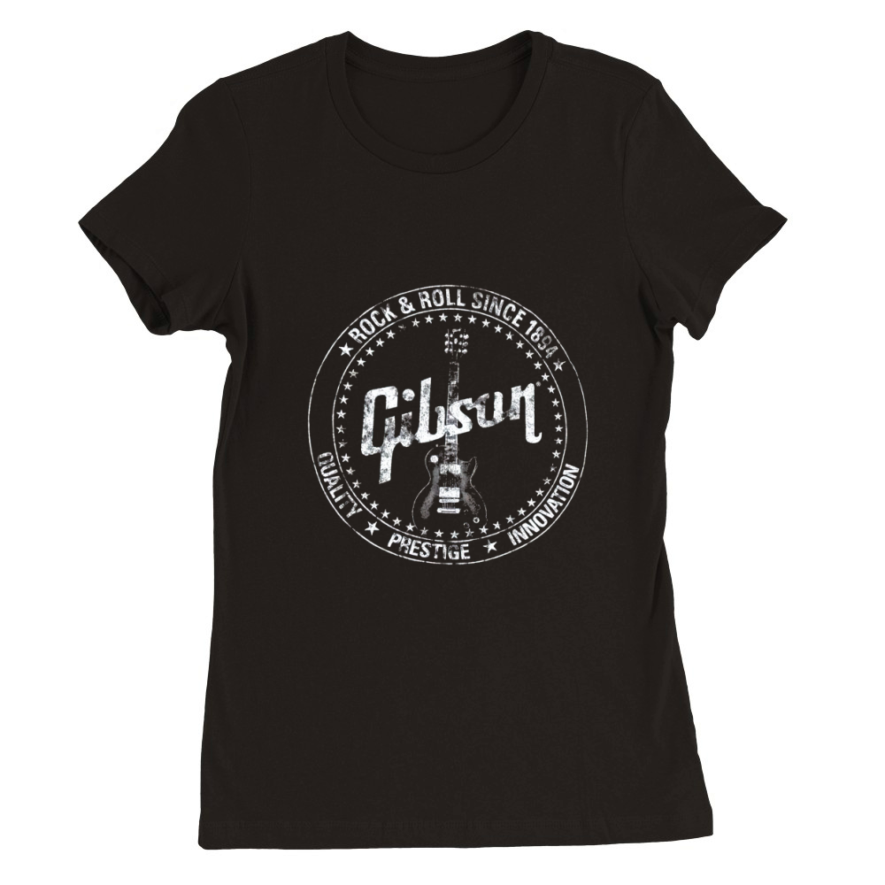 Gibson Since 1894 Premium Womens Crewneck T-shirt