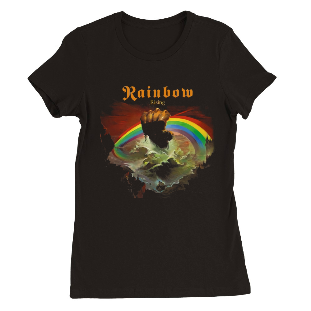 Rainbow Band - Rising T-Shirt Premium Womens Crewneck T-shirt
