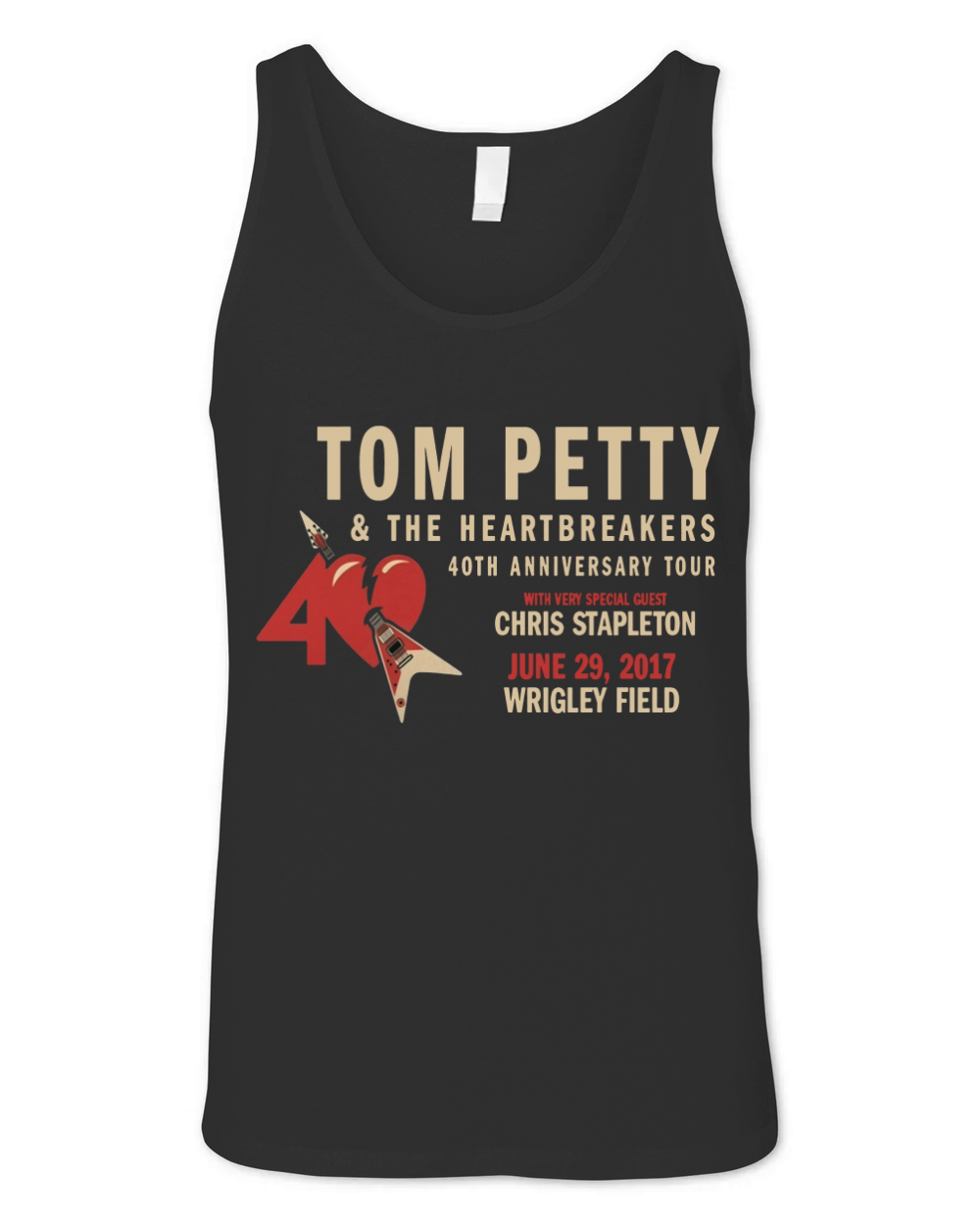 40TH ANNIVERSARY TOUR TOM PETTY Unisex Jersey Tank