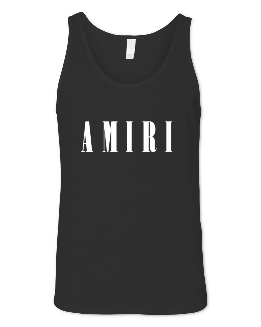 Amiri Men's Black Logo print Unisex Jersey Tank