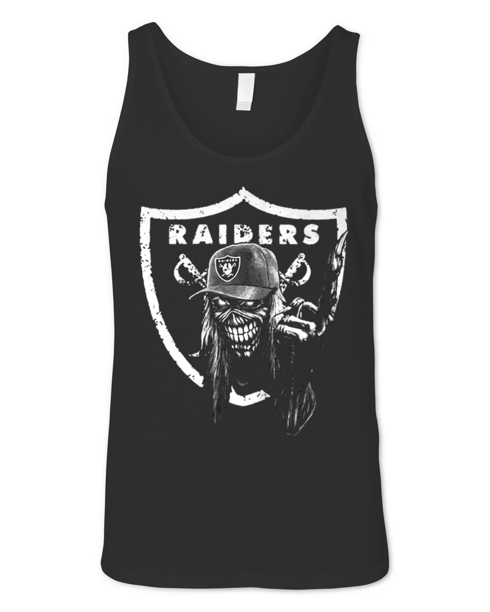 COOL RAIDERS SHIRT WITH EDDIE FROM IRON MAIDEN Unisex Jersey Tank