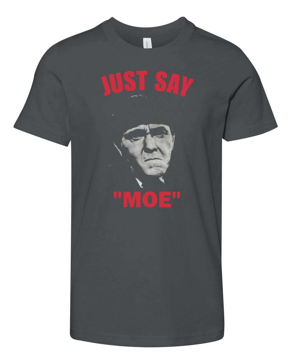 Moe Howard Just Say Moe shirt Youth Unisex Jersey Tee