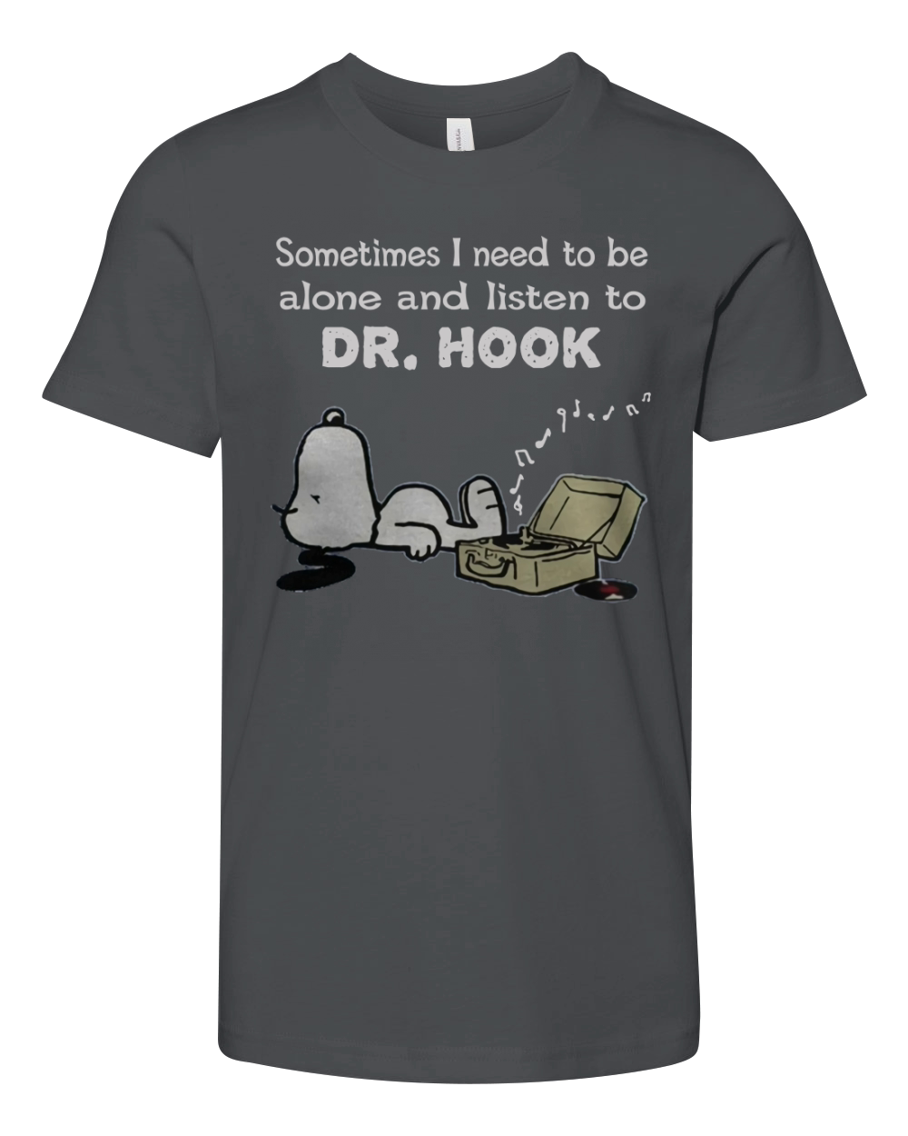 Sometimes I need to be alone and listen to Dr. Hook Youth Unisex Jersey Tee