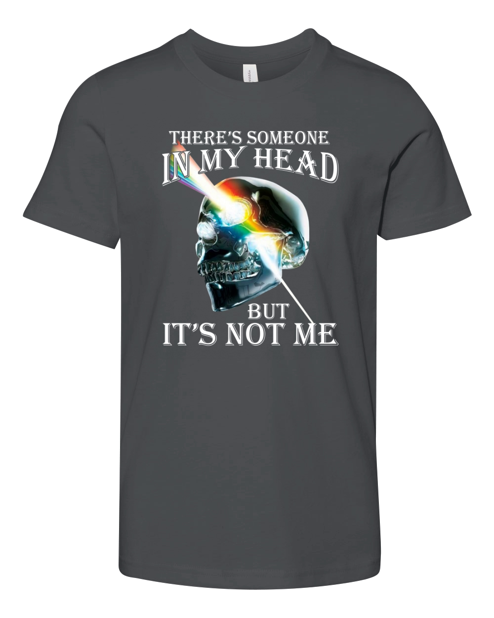 There's Someone In My Head But It's Not Me Skull Pink Floyd Lgbt Youth Unisex Jersey Tee