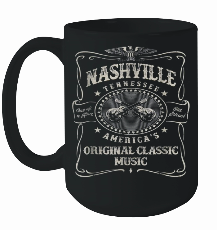 Nashville Music City USA Vintage Ceramic Mug