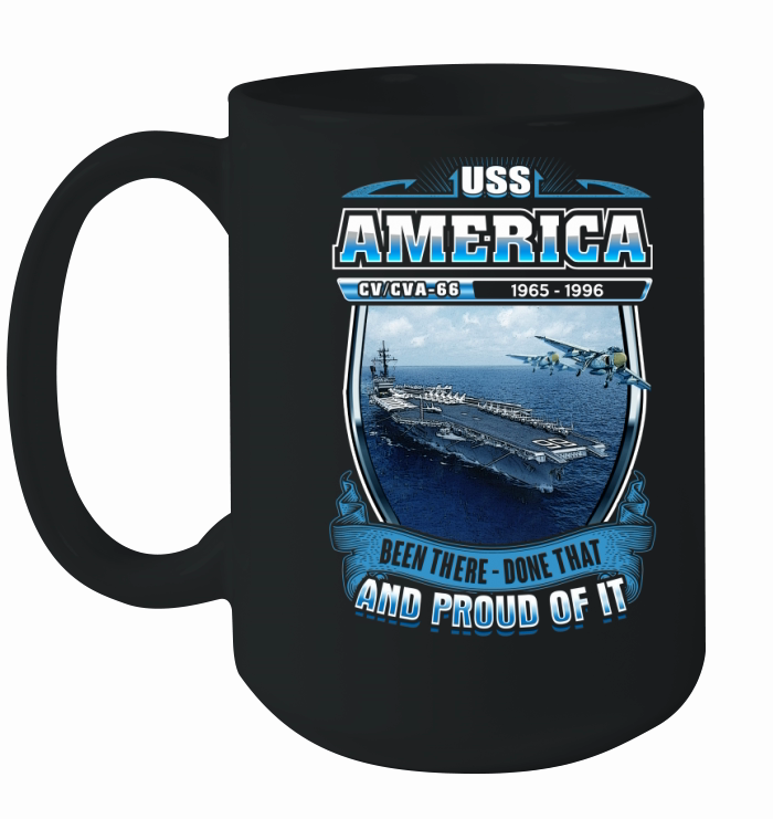 USS America (CV-66) Ceramic Mug