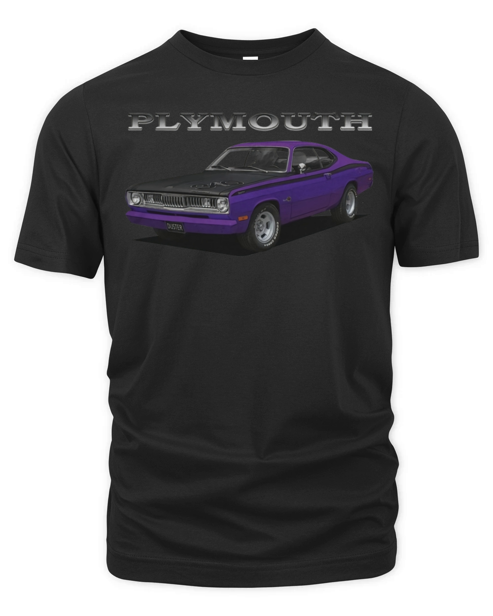 1972 Plymouth Duster Plum Organic Unisex T-shirt