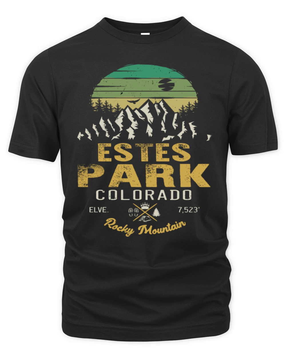 Estes Park Colorado Rocky Mountain National Park Organic Unisex T-shirt