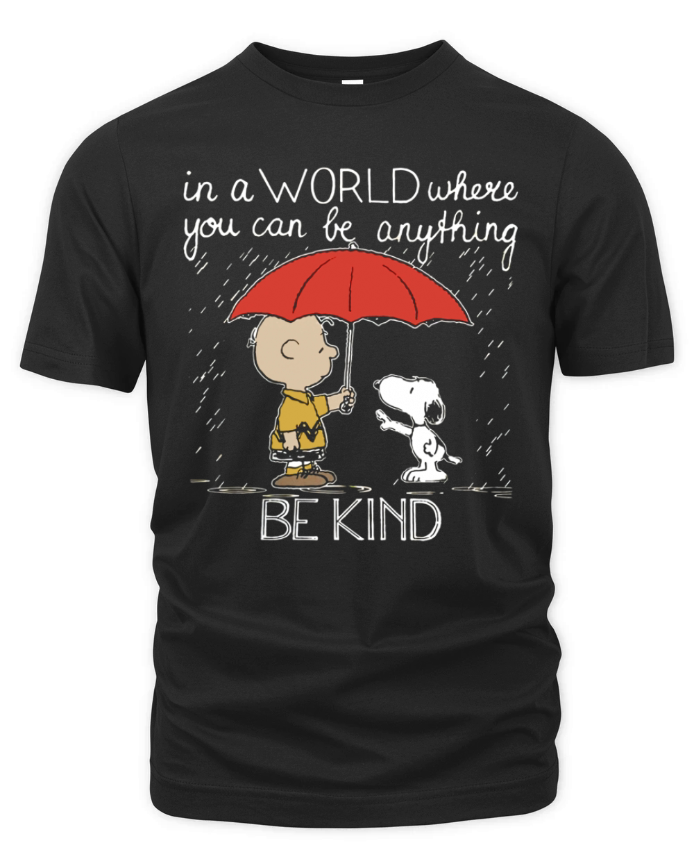 Snoopy Be Kind Organic Unisex T-shirt