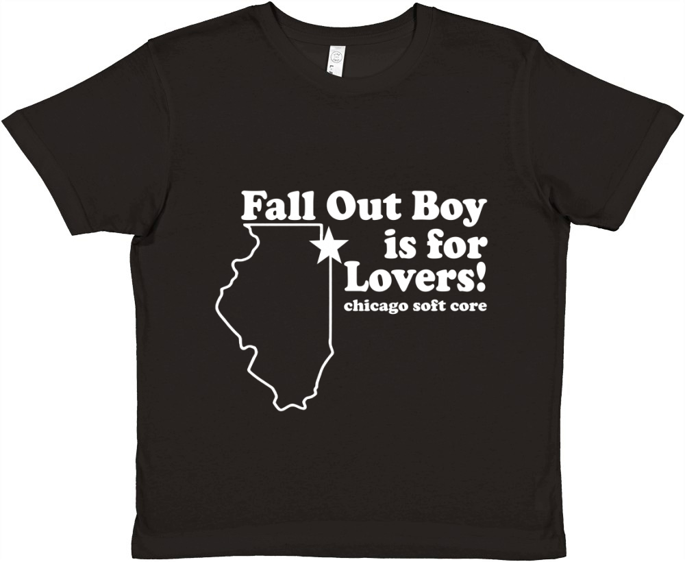 Fall Out Boy Is For Lovers Chicago Funny Premium Kids Crewneck T-shirt