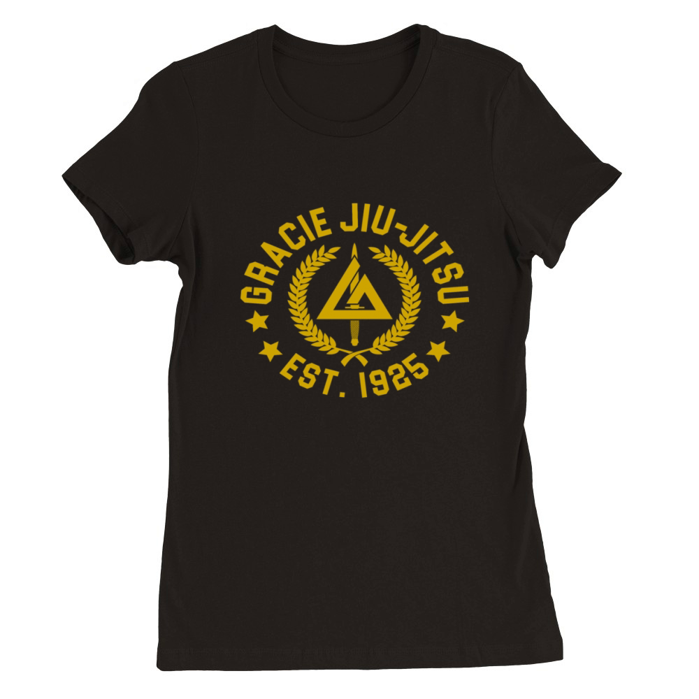 gracie jiu jitsu 1925 martial arts - T Shirt Premium Womens Crewneck T-shirt