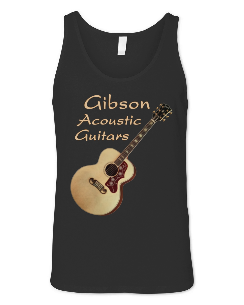 gibson acoustic T shirt Unisex Jersey Tank