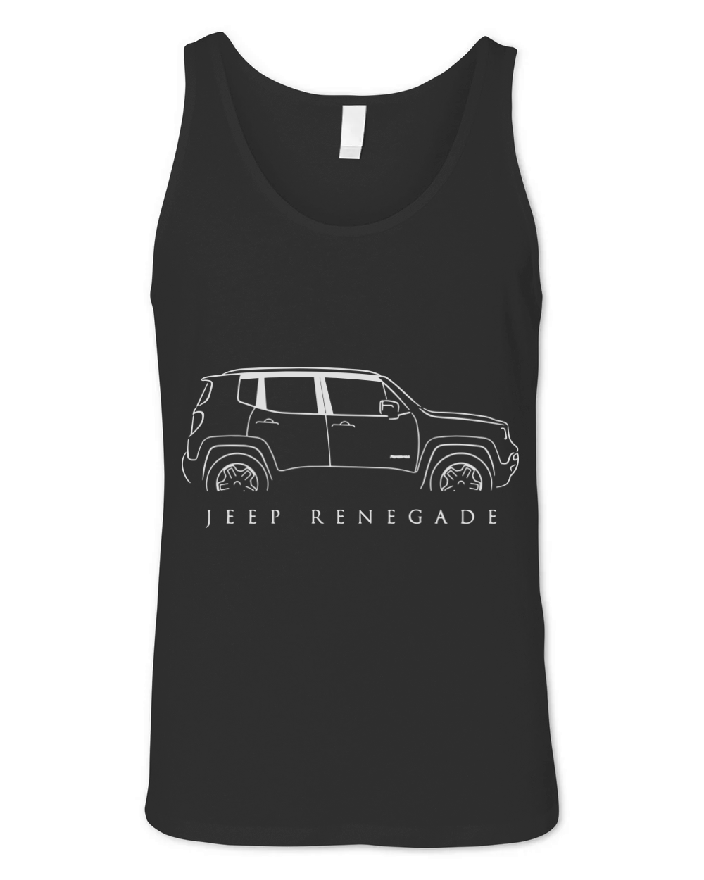 Jeep Renegade - stencil T-Shirt Unisex Jersey Tank