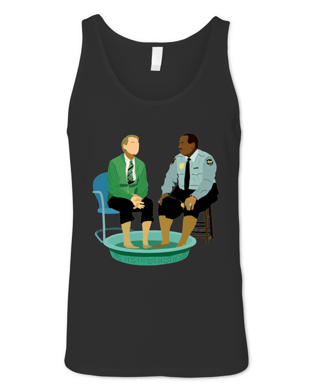 Mr Rogers Officer Clemmons Pool Unisex Jersey Tank