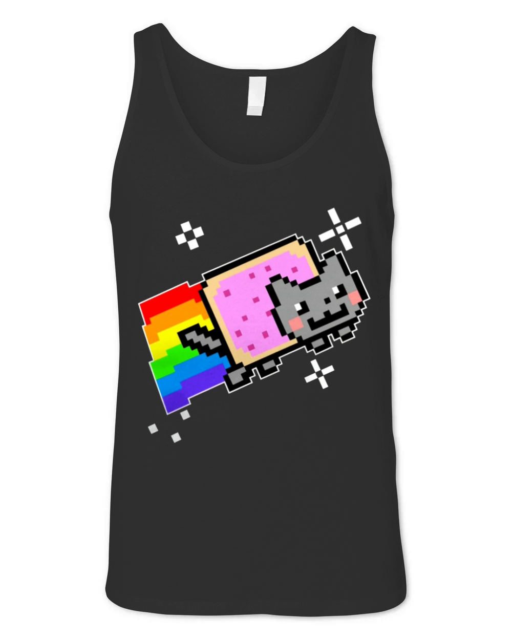 Nyan Cat Rainbow Unisex Jersey Tank