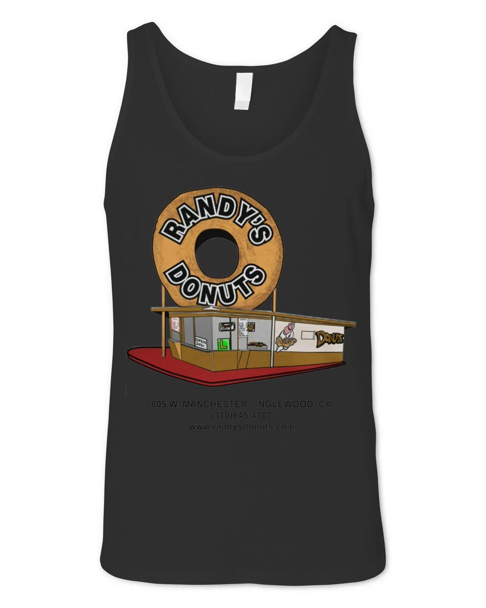 Randy s Donuts Unisex Jersey Tank