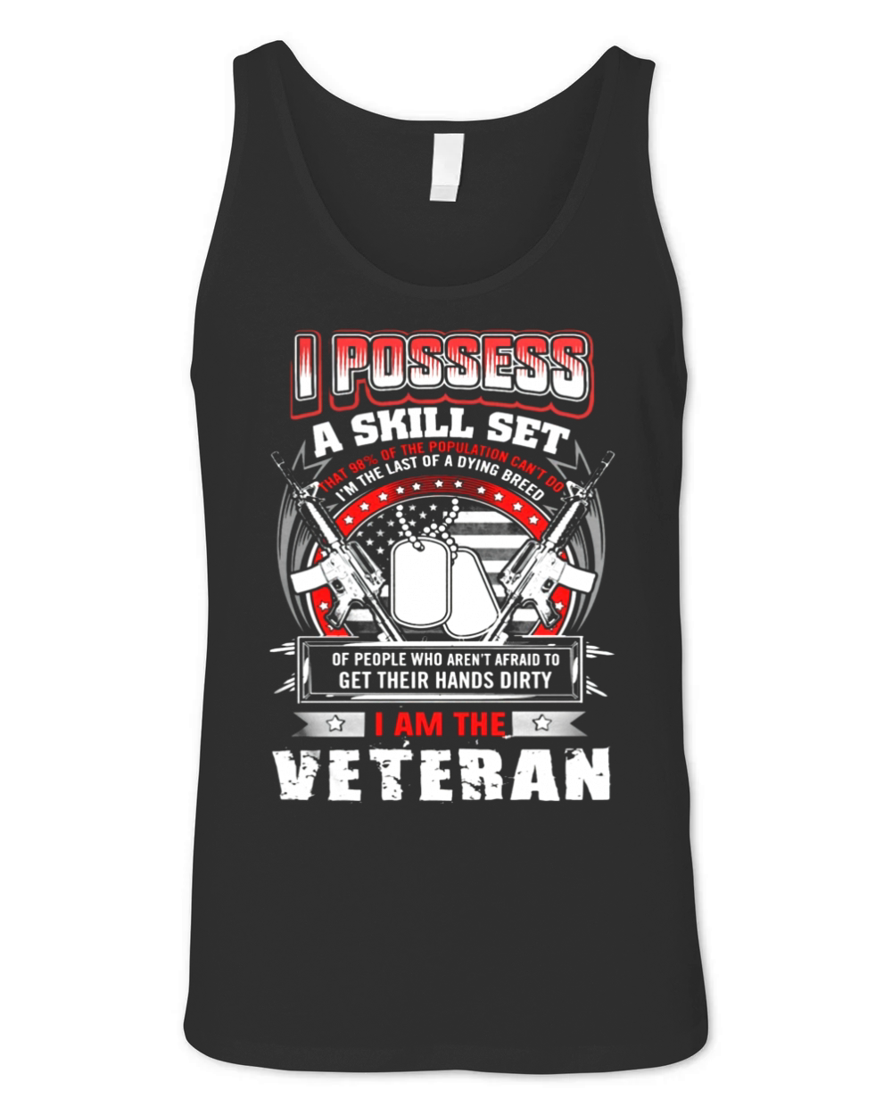 VETERAN NAVY VETERAN VETERAN Unisex Jersey Tank