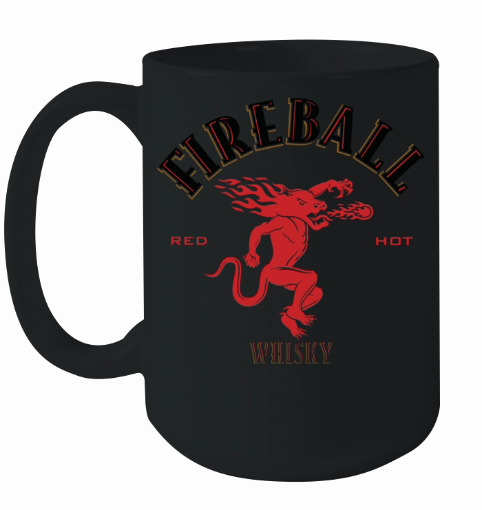 Fireball Cinnamon Whisky Ceramic Mug