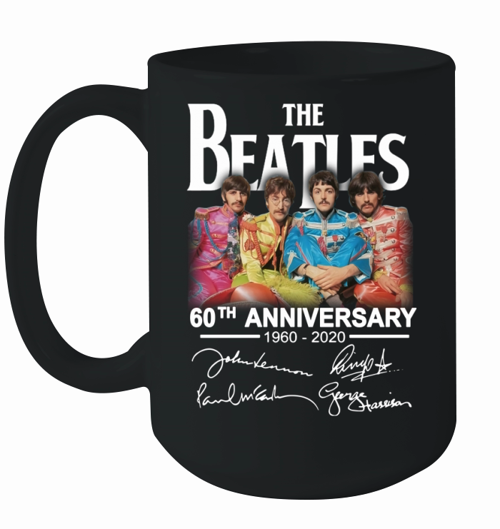The Beatles 60th Anniversary 1960 2020 Ceramic Mug