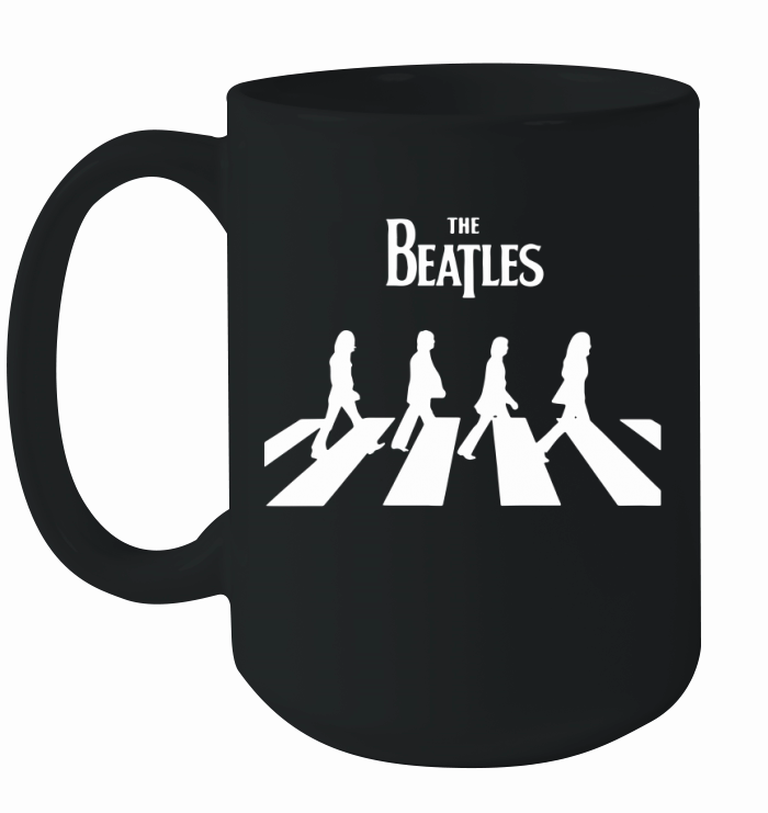 The Beatles Band  Abbey Road Tshirt Ceramic Mug