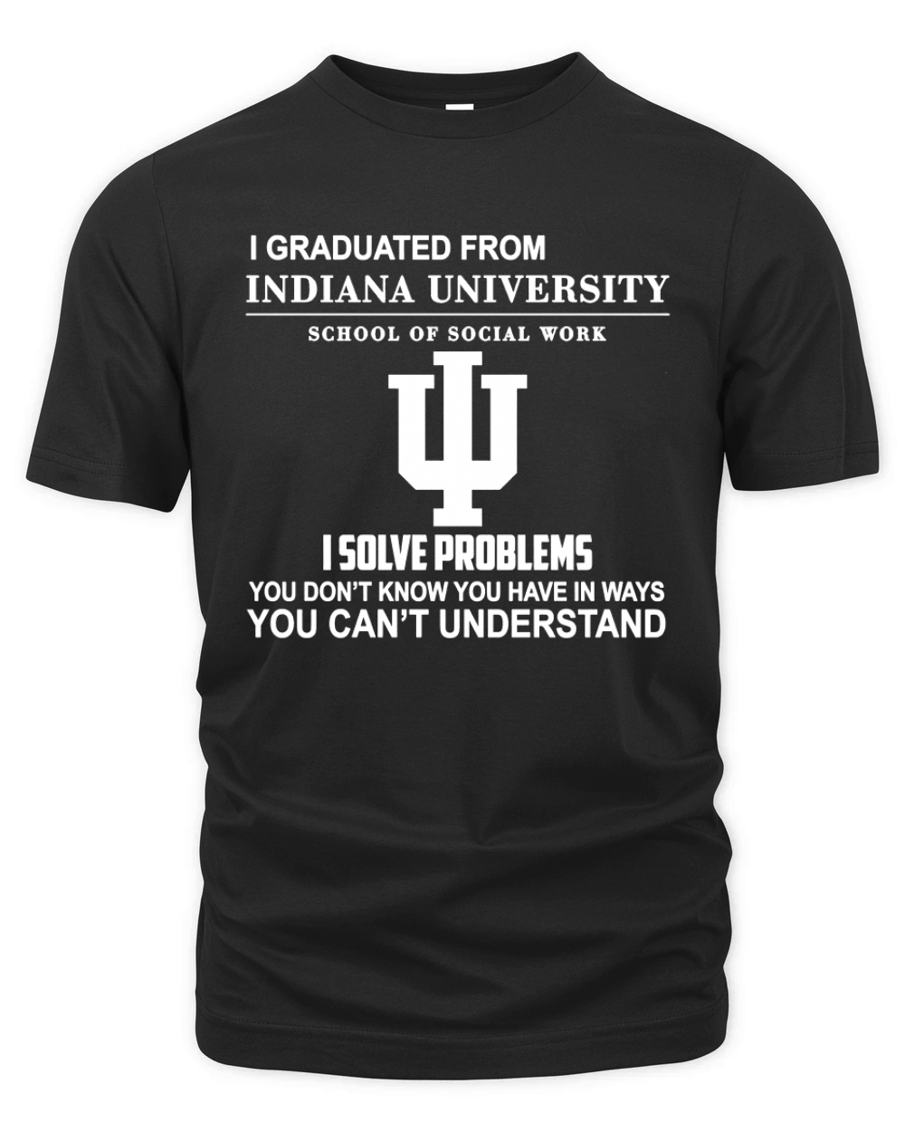 Indiana University School of Social Work Organic Unisex T-shirt