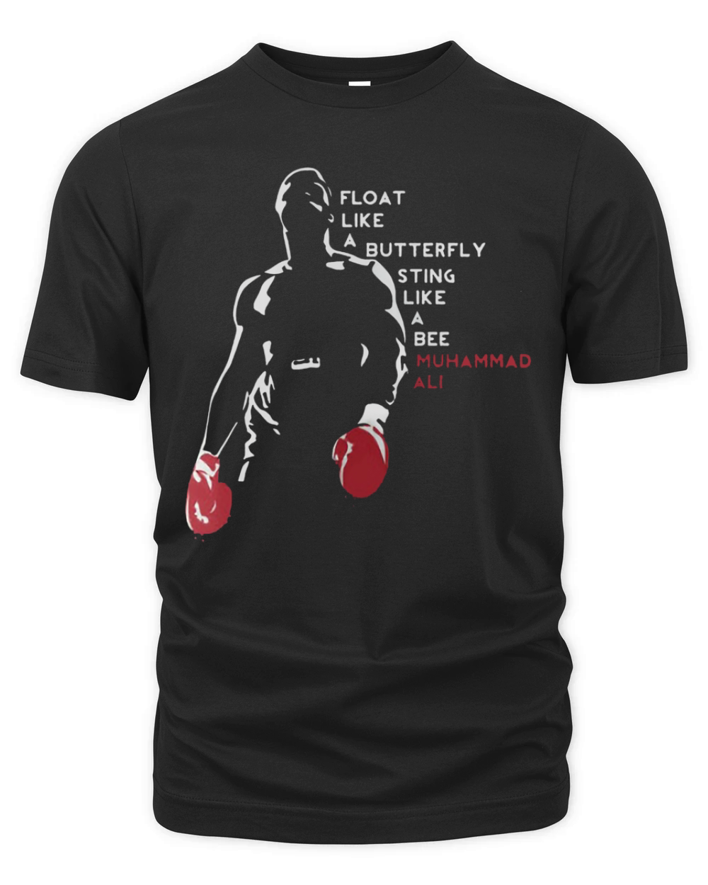 Muhammad Ali float like a butterfly sting like a bee Organic Unisex T-shirt
