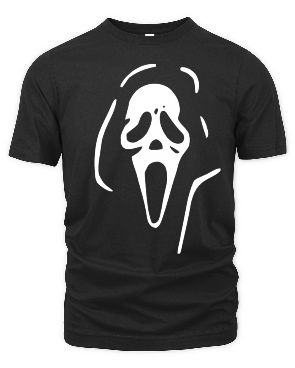 Scream Ghost Face Organic Unisex T-shirt