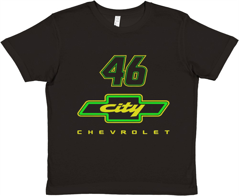Cole Trickle Days Of Thunder Black 46 City Chevaolet Premium Kids Crewneck T-shirt