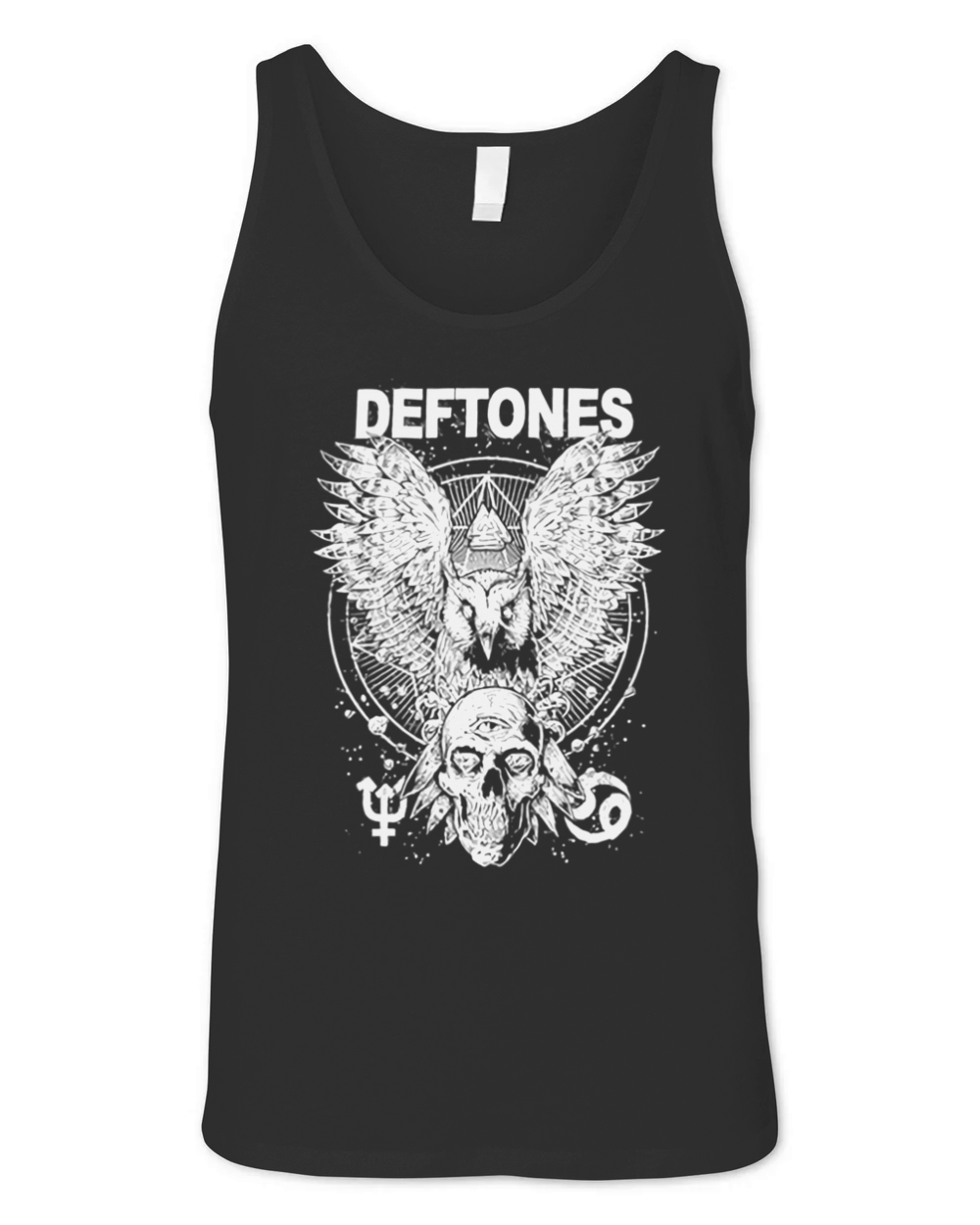 Deftones  Owl and Skull Unisex Jersey Tank
