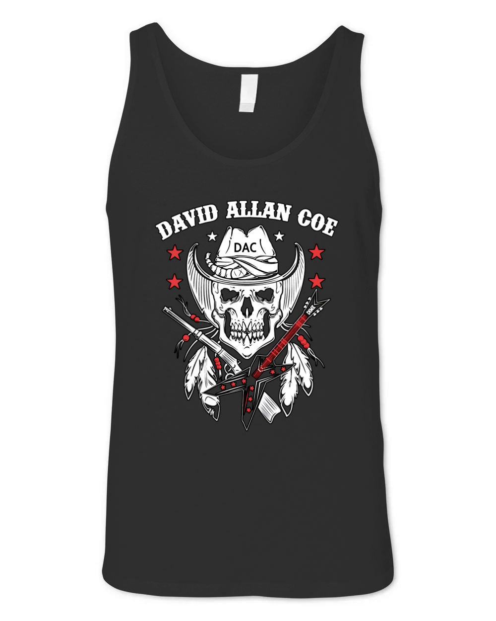 SherryELynch David Allan Coe Mans Personalized Unisex Jersey Tank