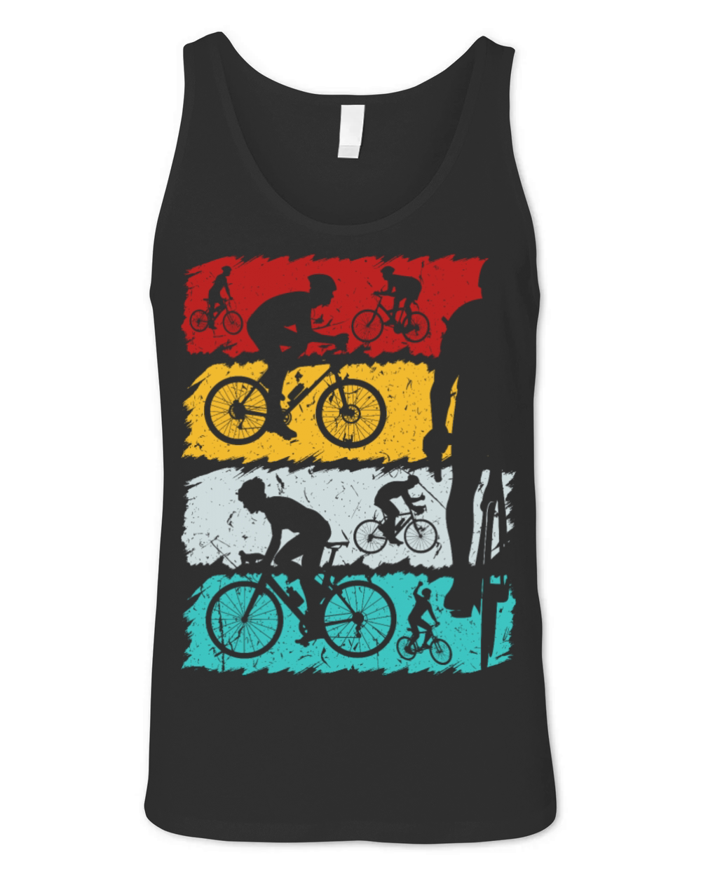 Vintage Retro Bicycle Racing Cycling Unisex Jersey Tank