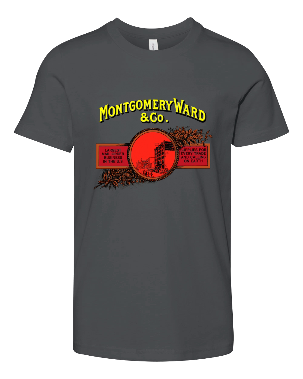 Montgomery Ward Department Store - Old Catalog Promo Logo T-Shirt Youth Unisex Jersey Tee