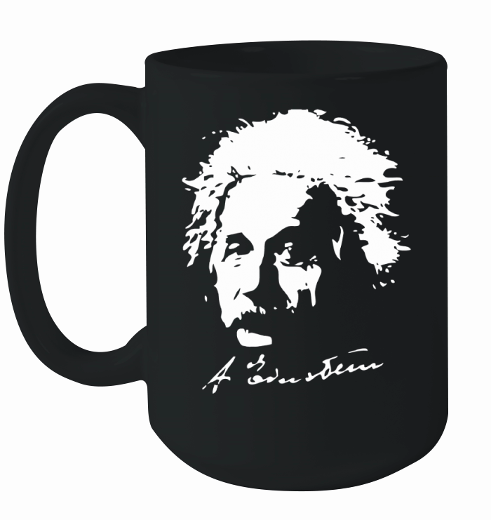 Albert Einstein T-Shirt Ceramic Mug