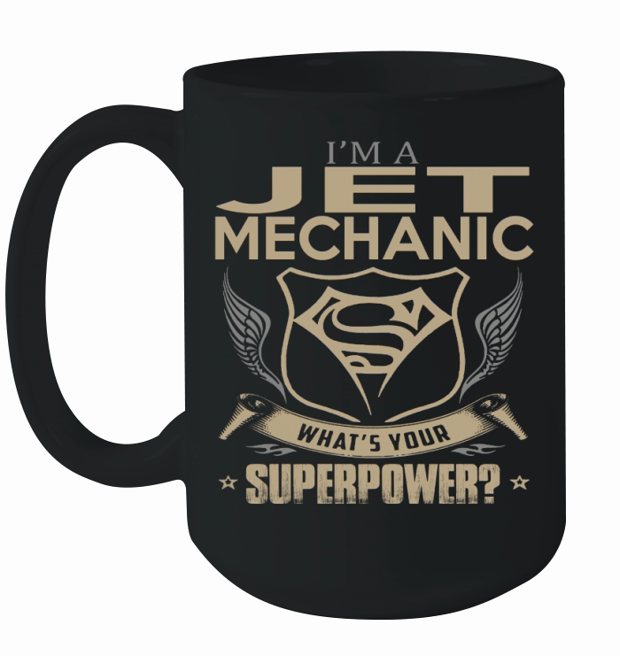 JET MECHANIC Ceramic Mug