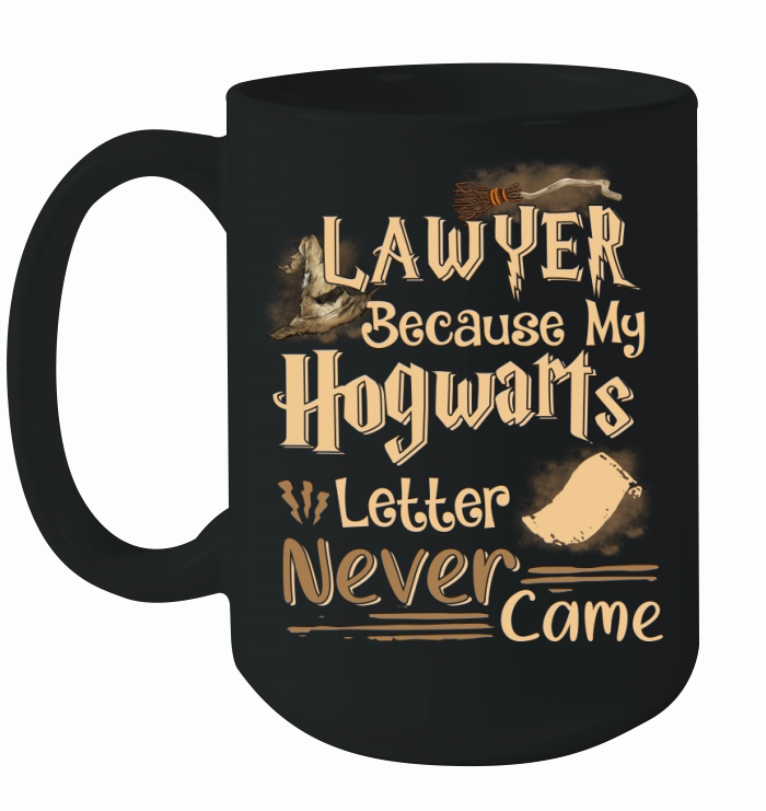 LAW101 LAWYER BECAUSE MY HOGWARTS LETTER NEVER CAME - Unisex Long Sleeve Ceramic Mug