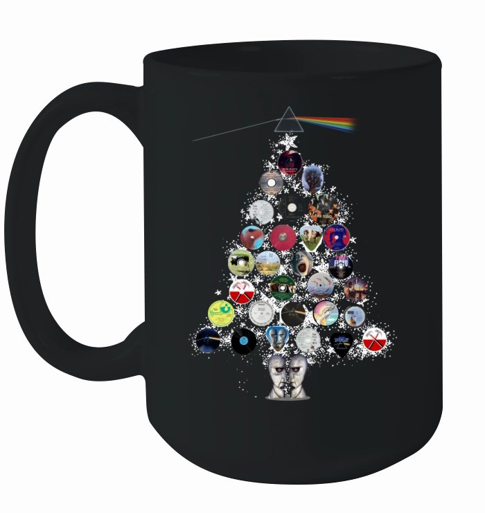 Pink Floyd Albums Christmas tree Ceramic Mug
