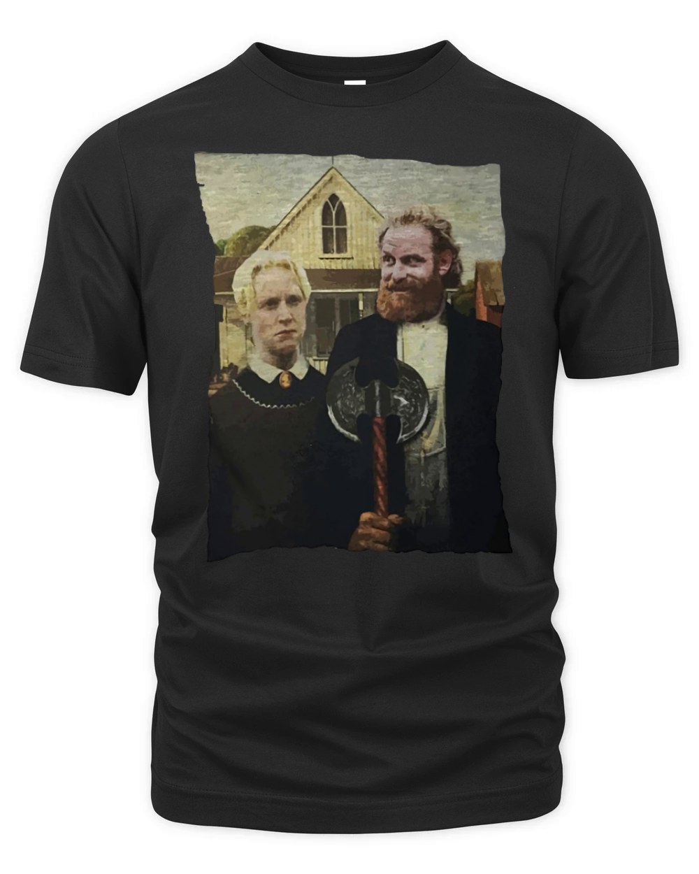 American Gothic Tormund and Brienne Westeros shirt Organic Unisex T-shirt