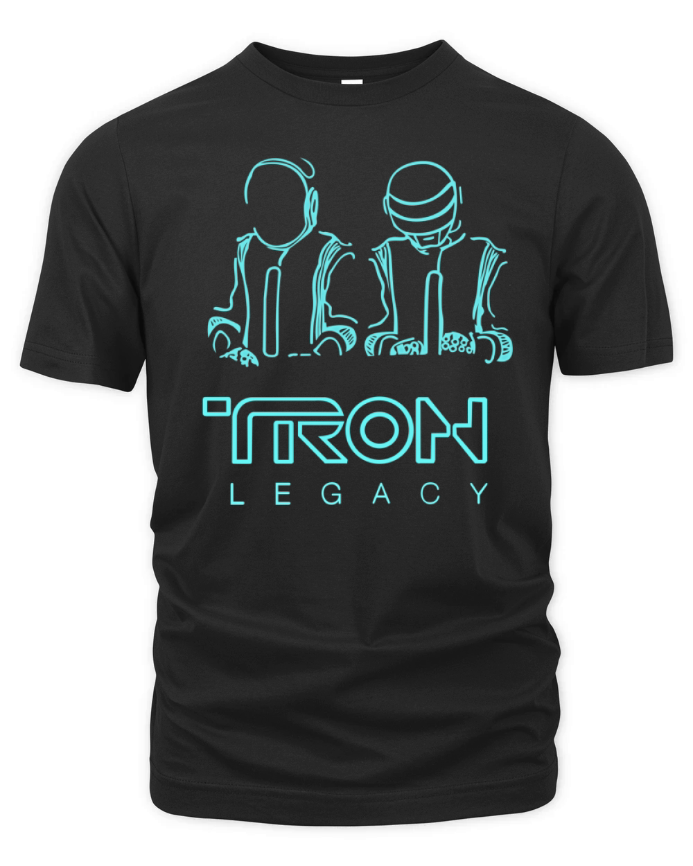 Daft Punk Tron Legacy Neon Organic Unisex T-shirt