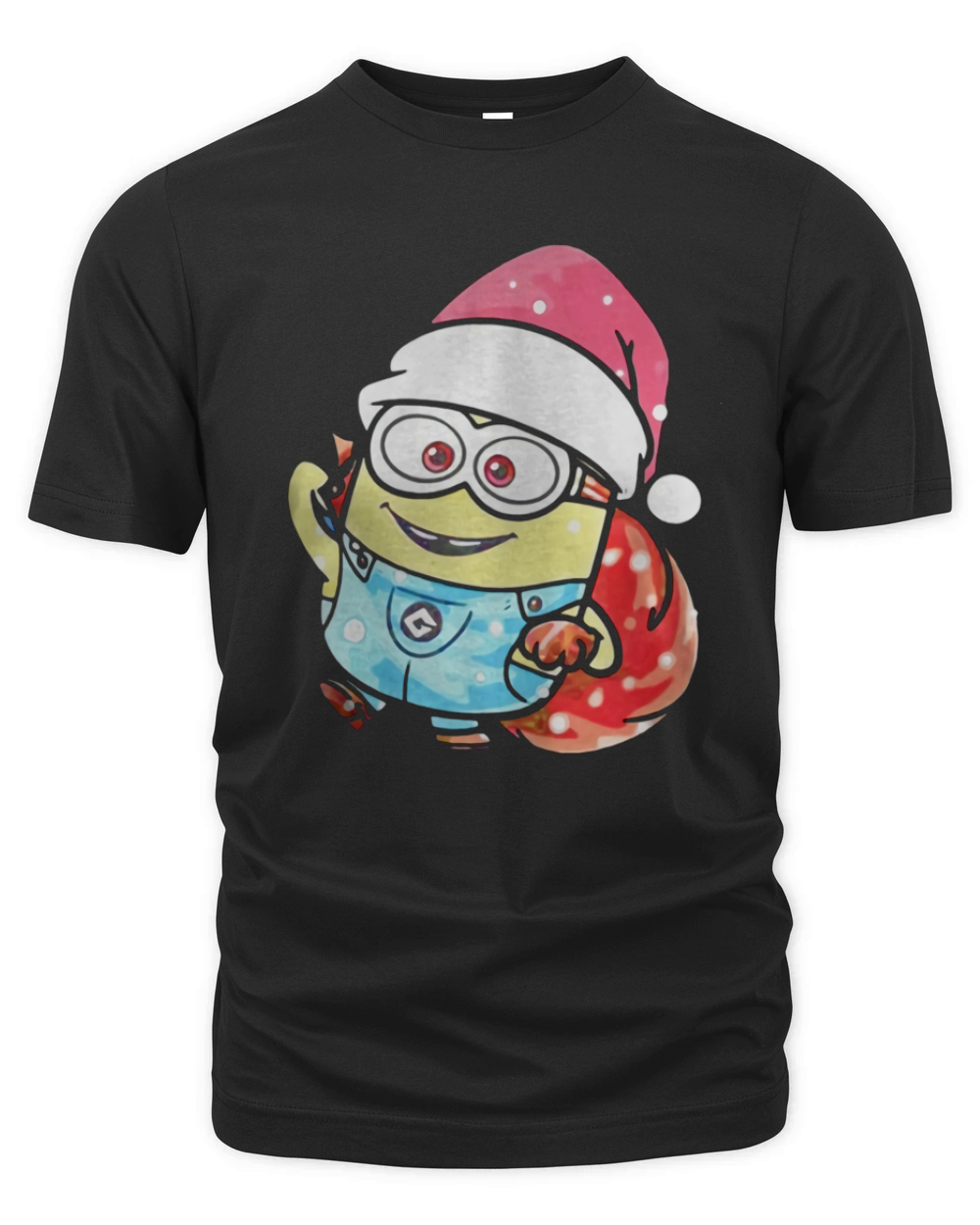 Minion Santa Christmas Organic Unisex T-shirt