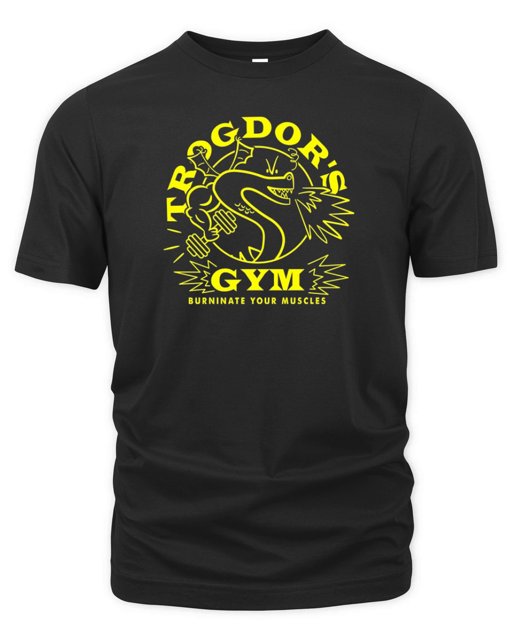Snake Trogdor’s Gym Burninate Your Muscles shirt Organic Unisex T-shirt