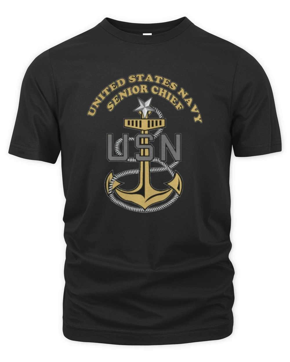 United States Navy Senior Chief Organic Unisex T-shirt