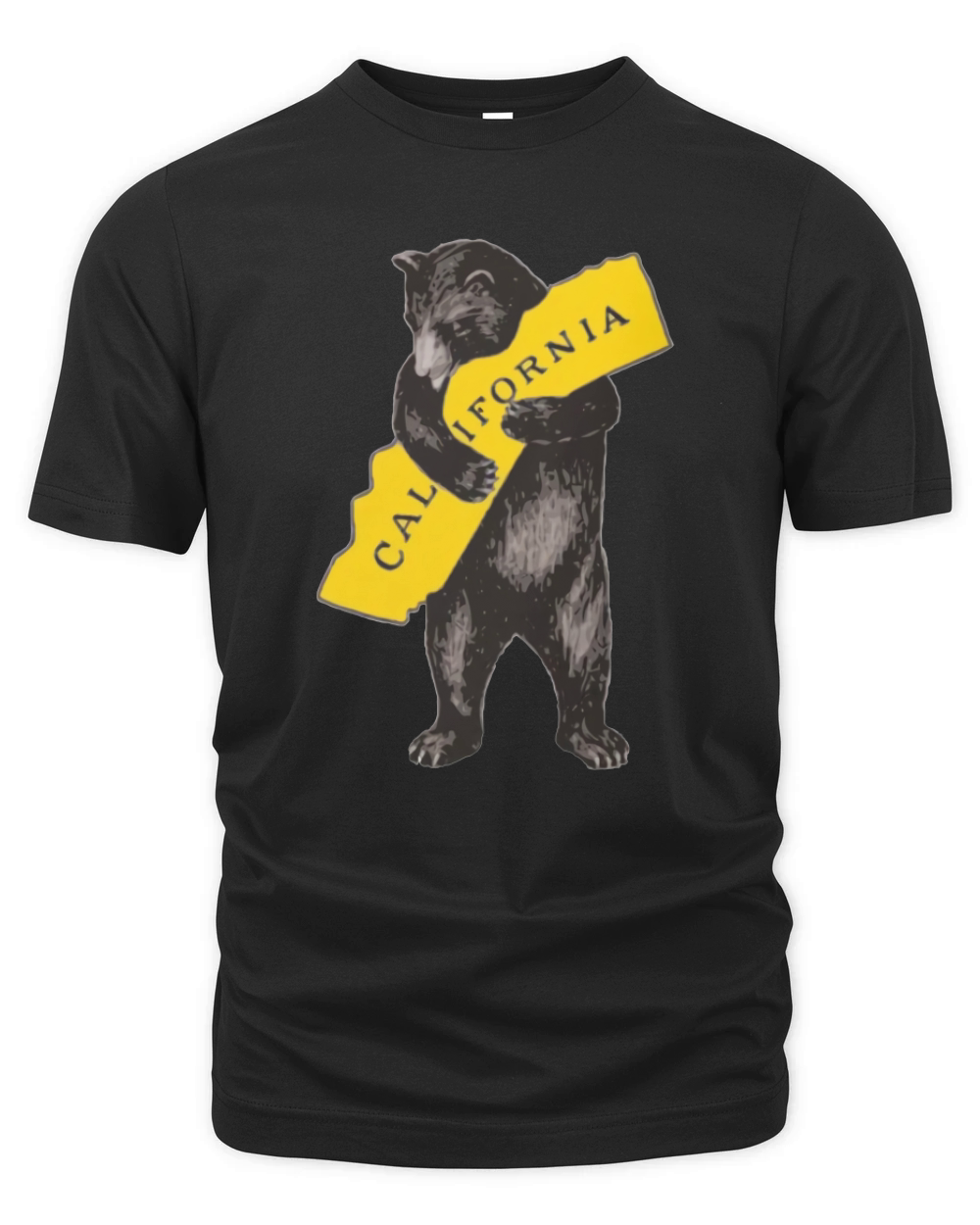 VINTAGE CALIFORNIA BEAR HUG ILLUSTRATION Organic Unisex T-shirt