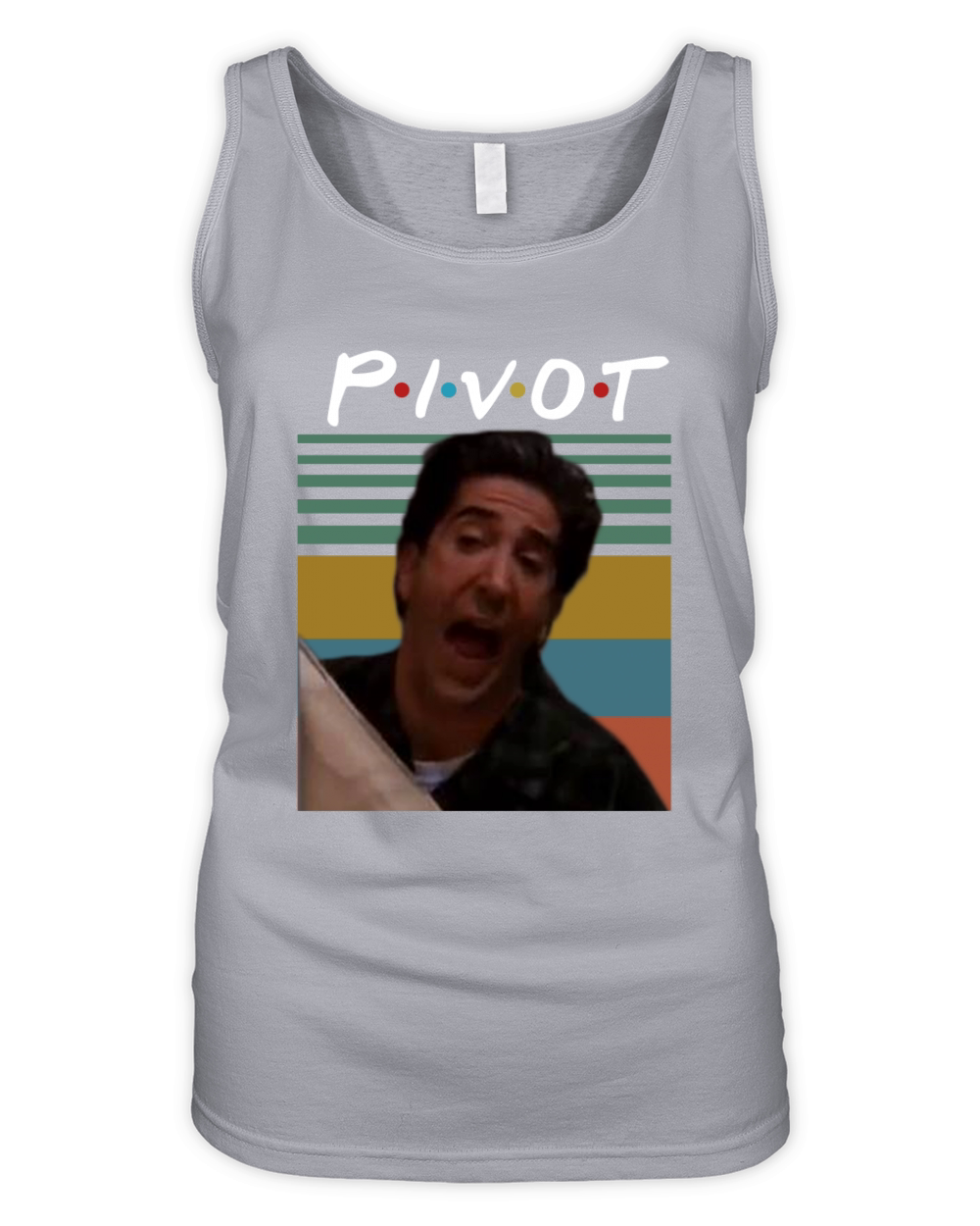 Ross Geller pivot Friends Vintage shirt Organic Women's Tank Top