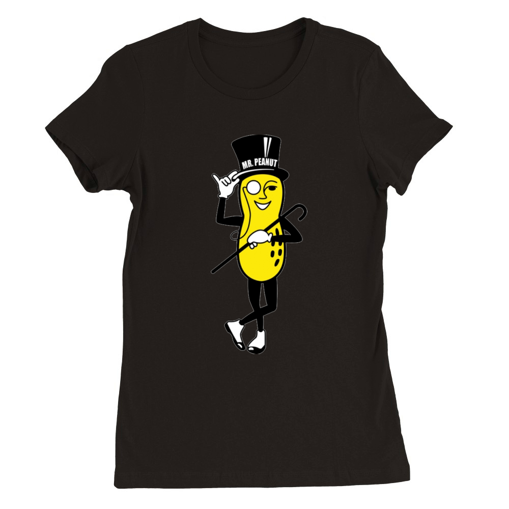Mr. Peanut Planters Premium Womens Crewneck T-shirt